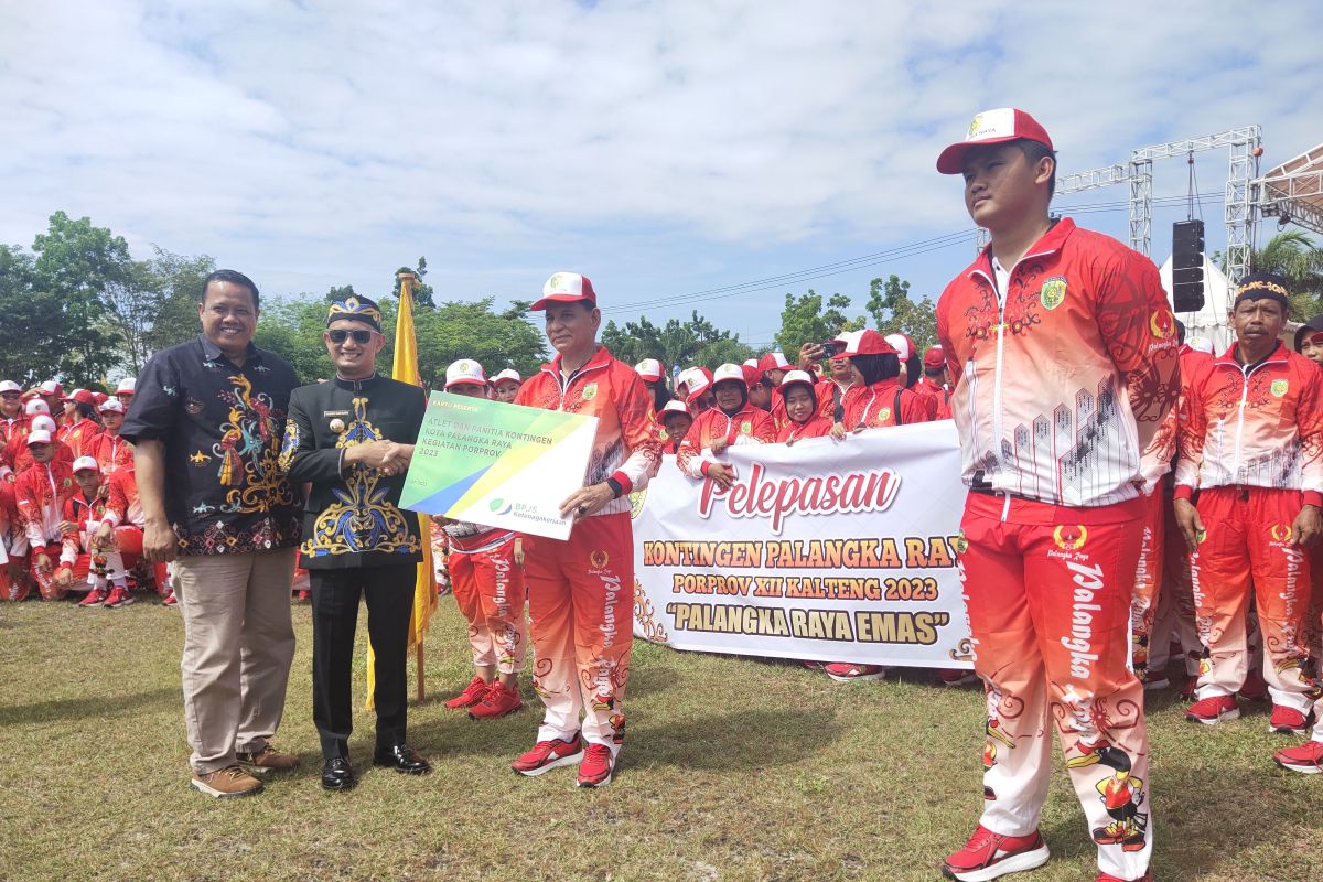 Kontingen Porprov Palangka Raya dilindungi program Jamsostek