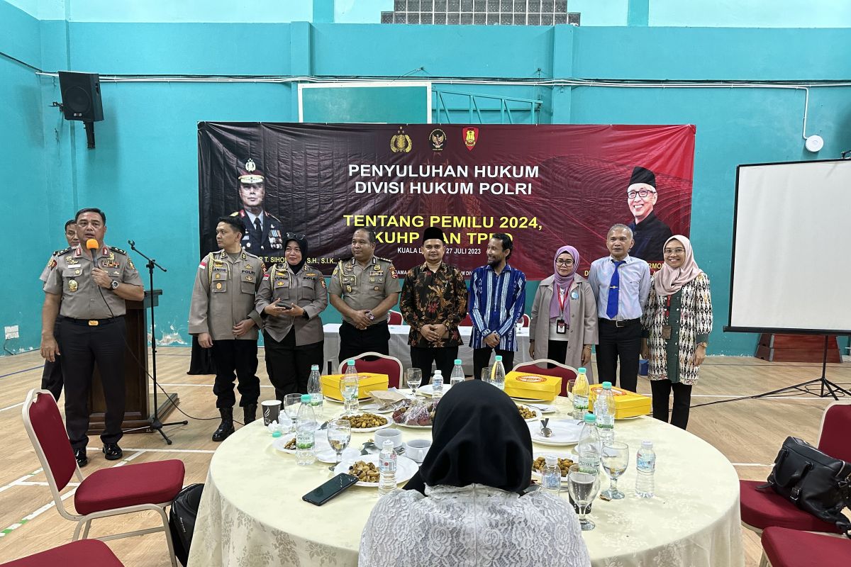 Polri sosialisasikan Pemilu 2024 hingga TPPO di Malaysia