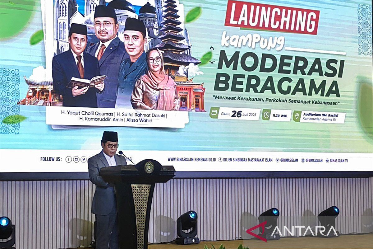 Kemenag luncurkan program 1.000 Kampung Moderasi Beragama