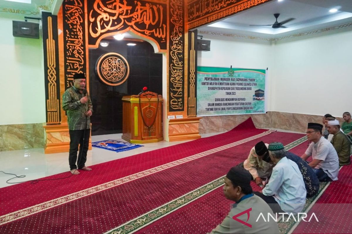 Kemenag Sulut lakukan manasik haji sepanjang tahun di Kepulauan Sitaro