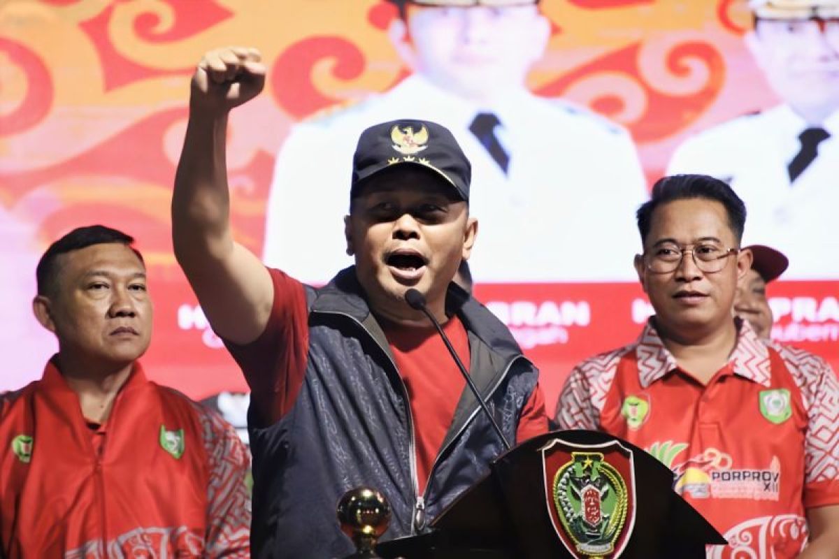 Gubernur: Porprov XII momentum kebangkitan prestasi olahraga Kalteng