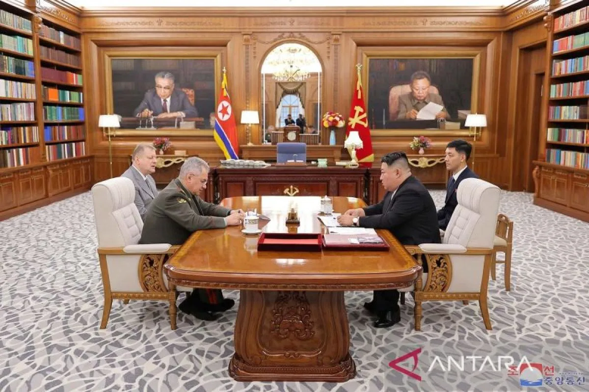 Kim Jong Un dan Menhan Rusia bahas peningkatan kerja sama militer