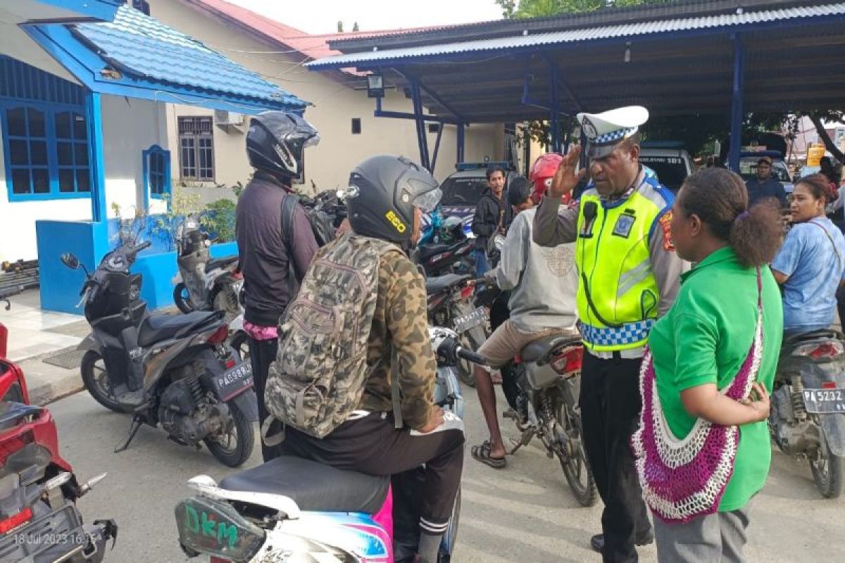 Polres Jayapura mencatat 610 kasus pelanggaran Operasi Patuh Cartenz