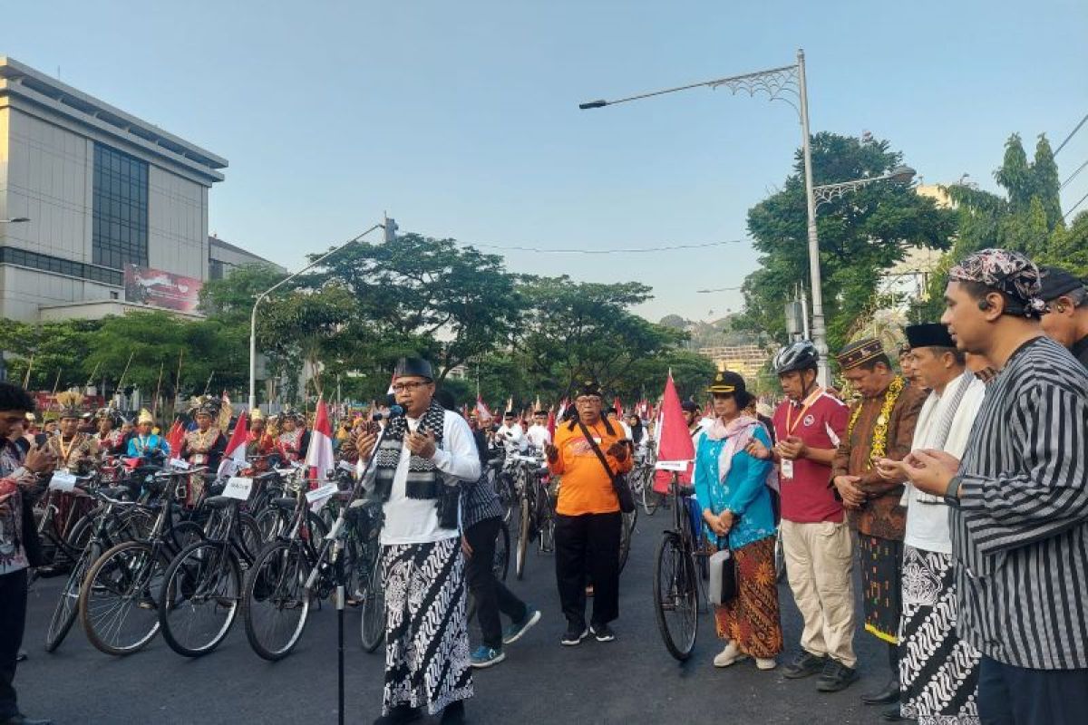 Pemprov Jateng rawat keberagaman melalui Onthel Kebangsaan 2