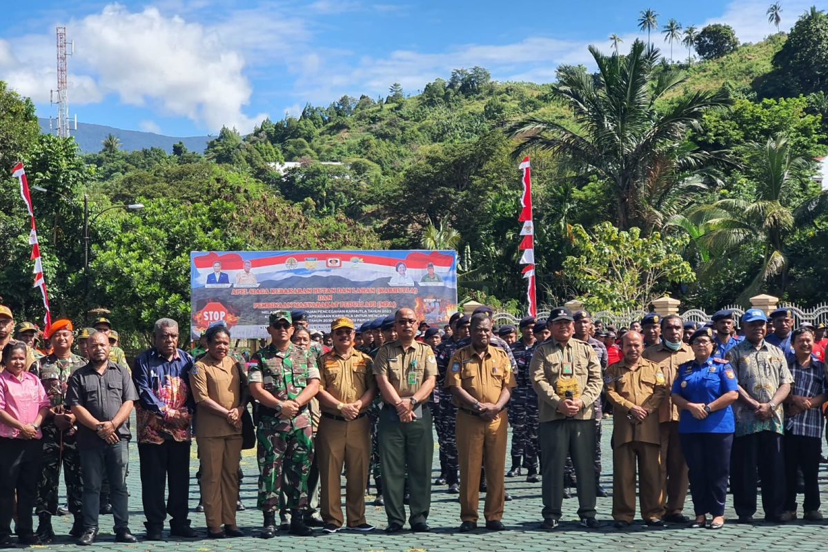 Papua siagakan personel untuk mencegah kebakaran hutan dan lahan