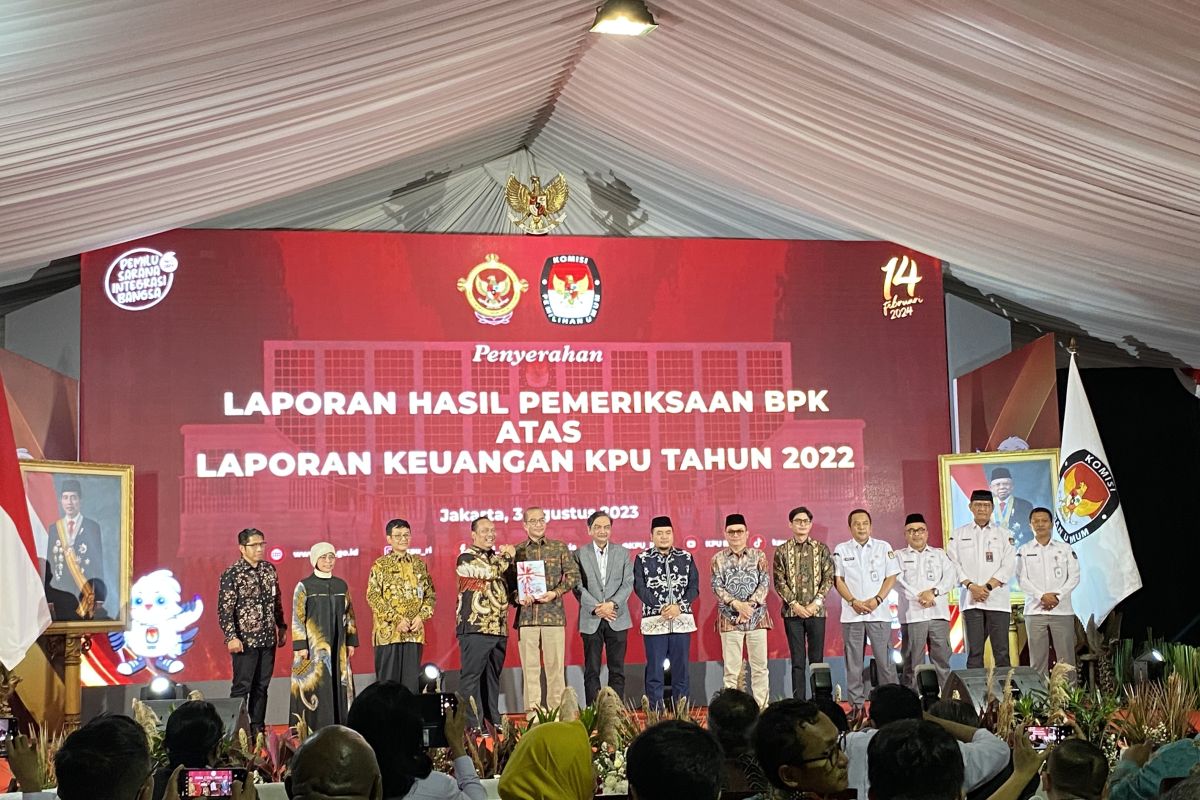 KPU raih opini WTP dari BPK terkait laporan keuangan tahun 2022