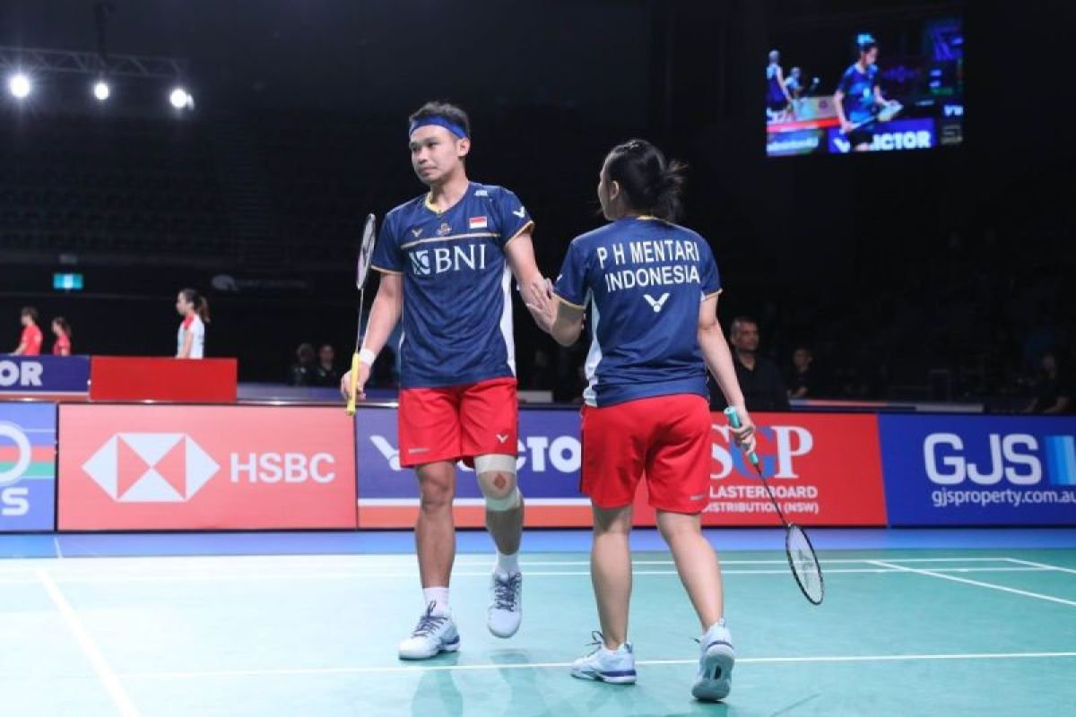 Ganda campuran Indonesia Rinov/Tari maju ke perempat final berkat penampilan solid