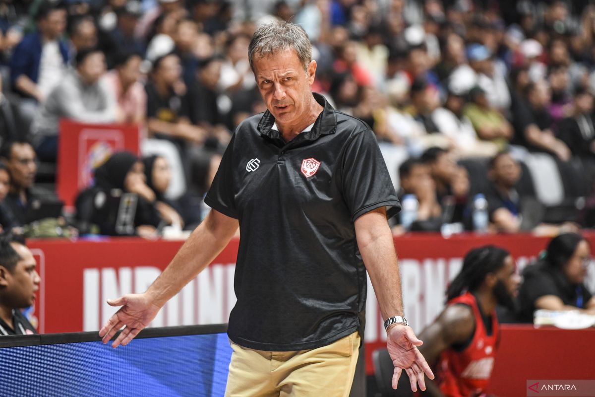 Timnas basket Indonesia tunddukkan UEA di Indonesia Arena