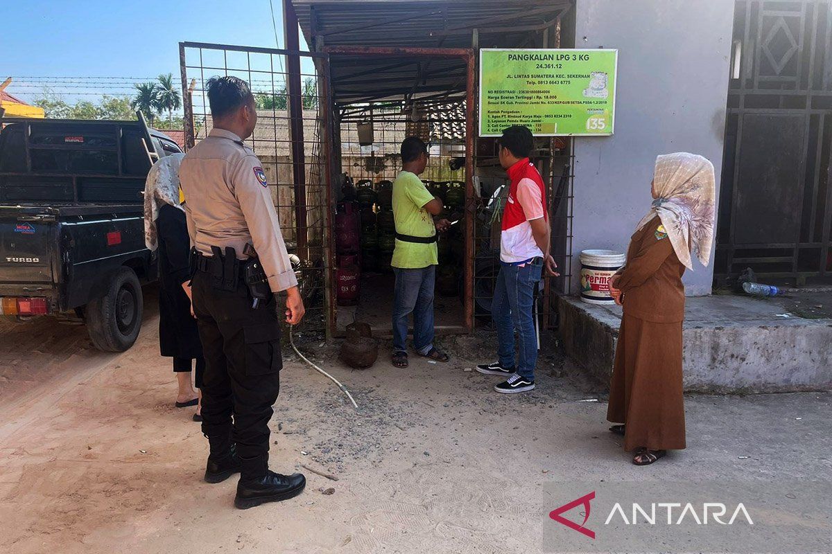 Pertamina cek pangkalan gas di Muaro Jambi memastikan stok tercukupi