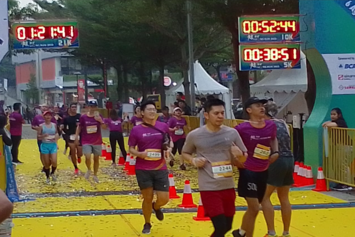 3.500 pelari ikuti "Run Against Hunger"BAF LionsRun2023