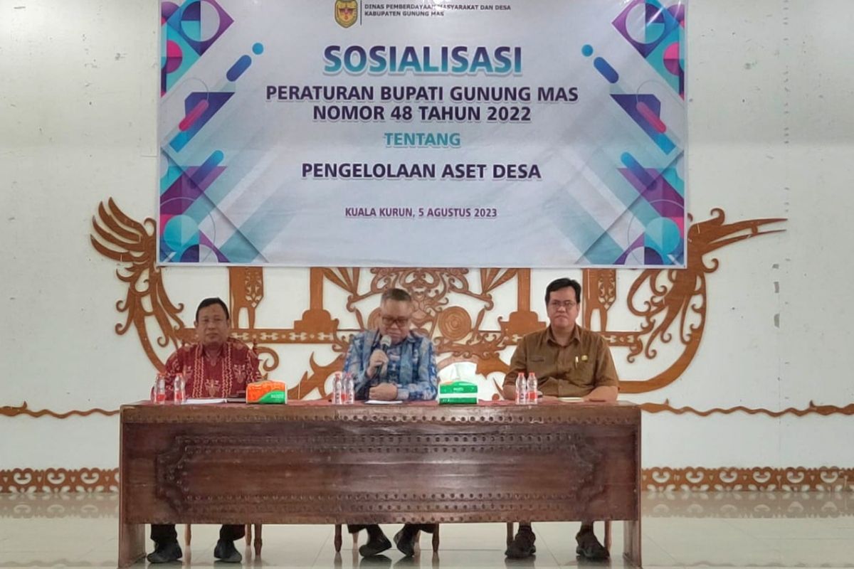 Pemkab Gunung Mas tingkatkan kualitas pengelolaan aset desa