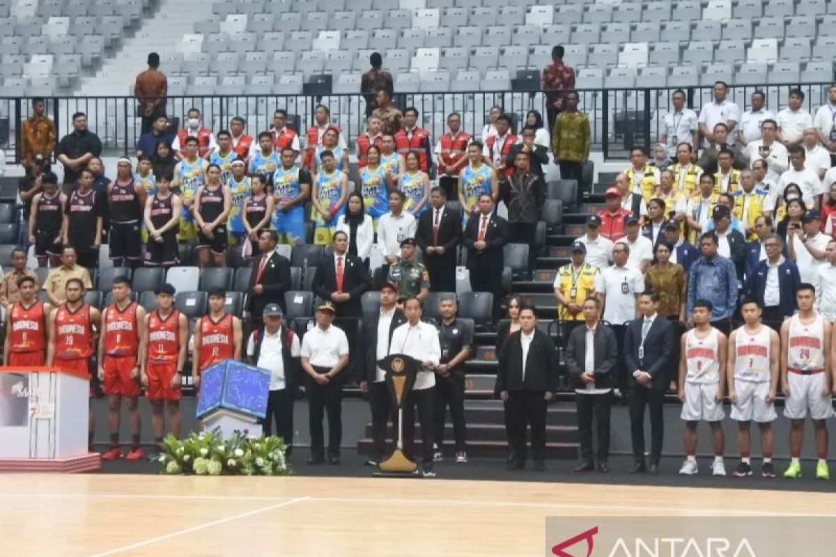 Presiden Jokowi resmikan Indonesia Arena di Kawasan GBK Senayan