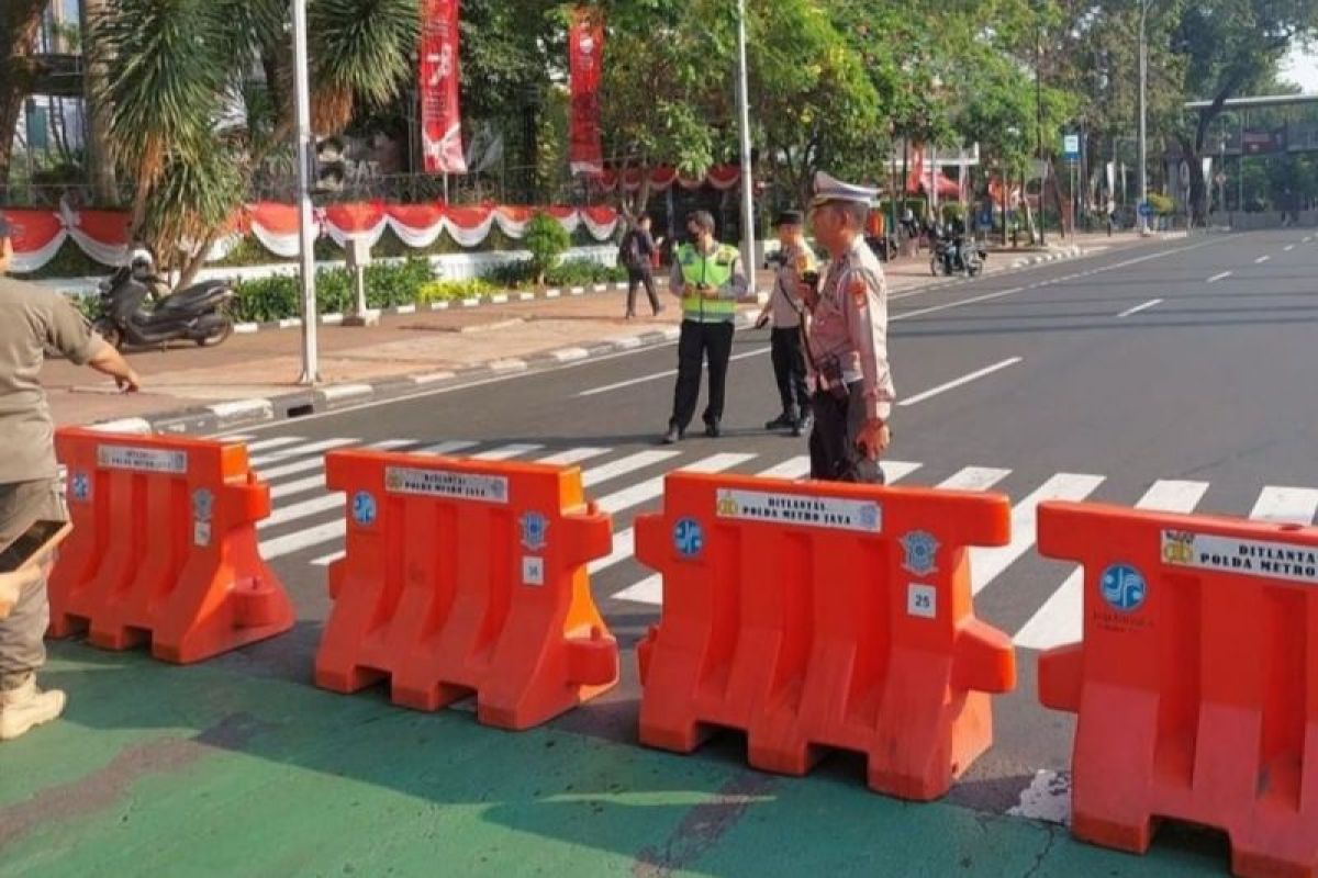 Polisi siapkan 1.100 personel amankan demo buruh di Jakarta Pusat