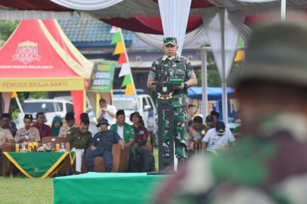 Kasrem 043/Garuda Hitam tutup TMMD ke-117 Kodim 0429 Lampung Timur