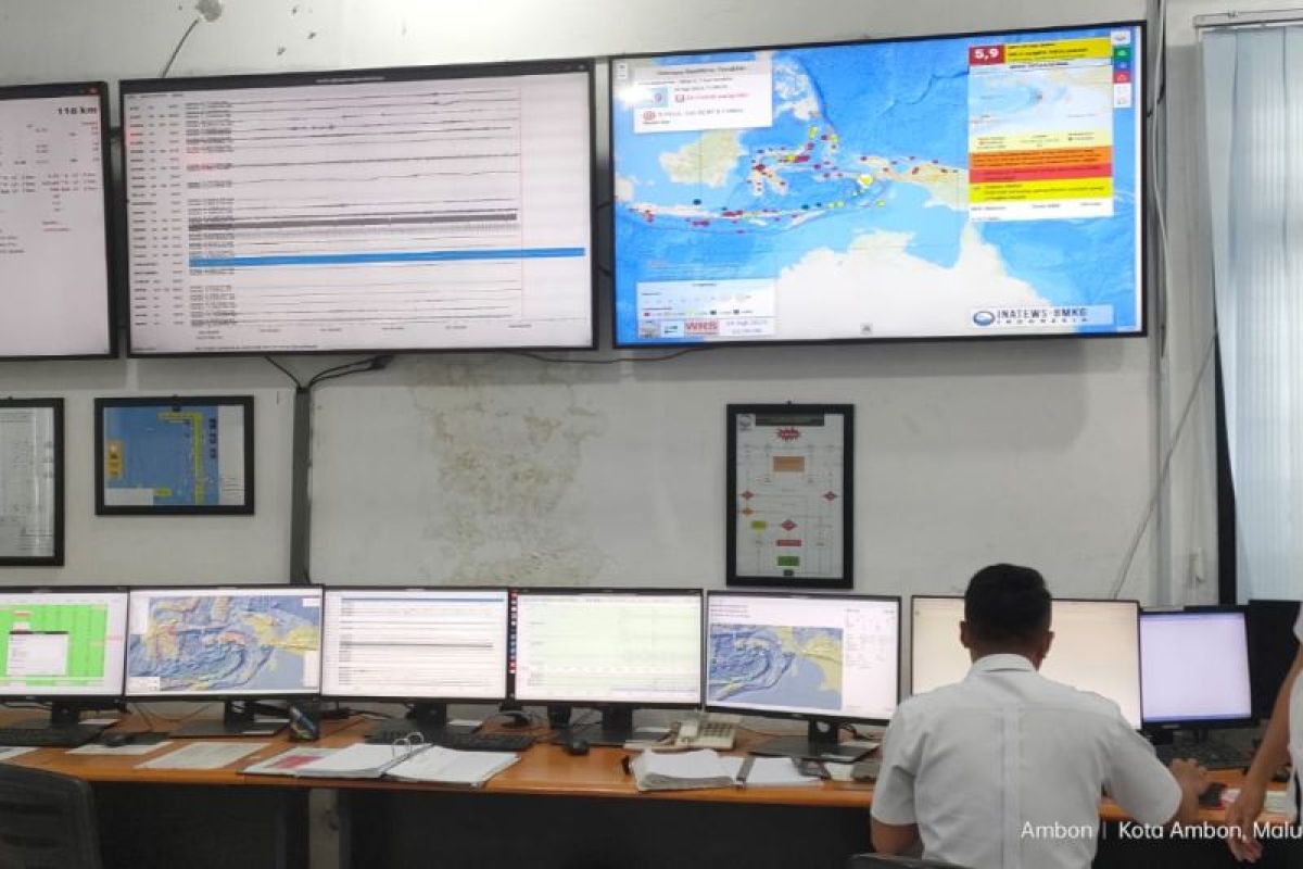 Gempa tektonik M5,9 di Laut Banda tak berpotensi tsunami