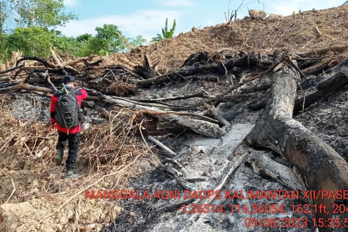 Manggala Agni pastikan kebakaran hutan dan lahan di sekitar IKN padam