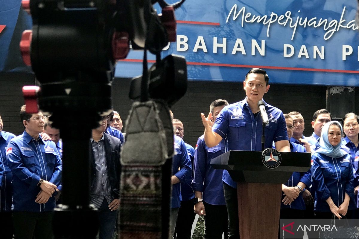 AHY: Demokrat tetap mawas diri meskipun MA tolak PK Kubu Moeldoko