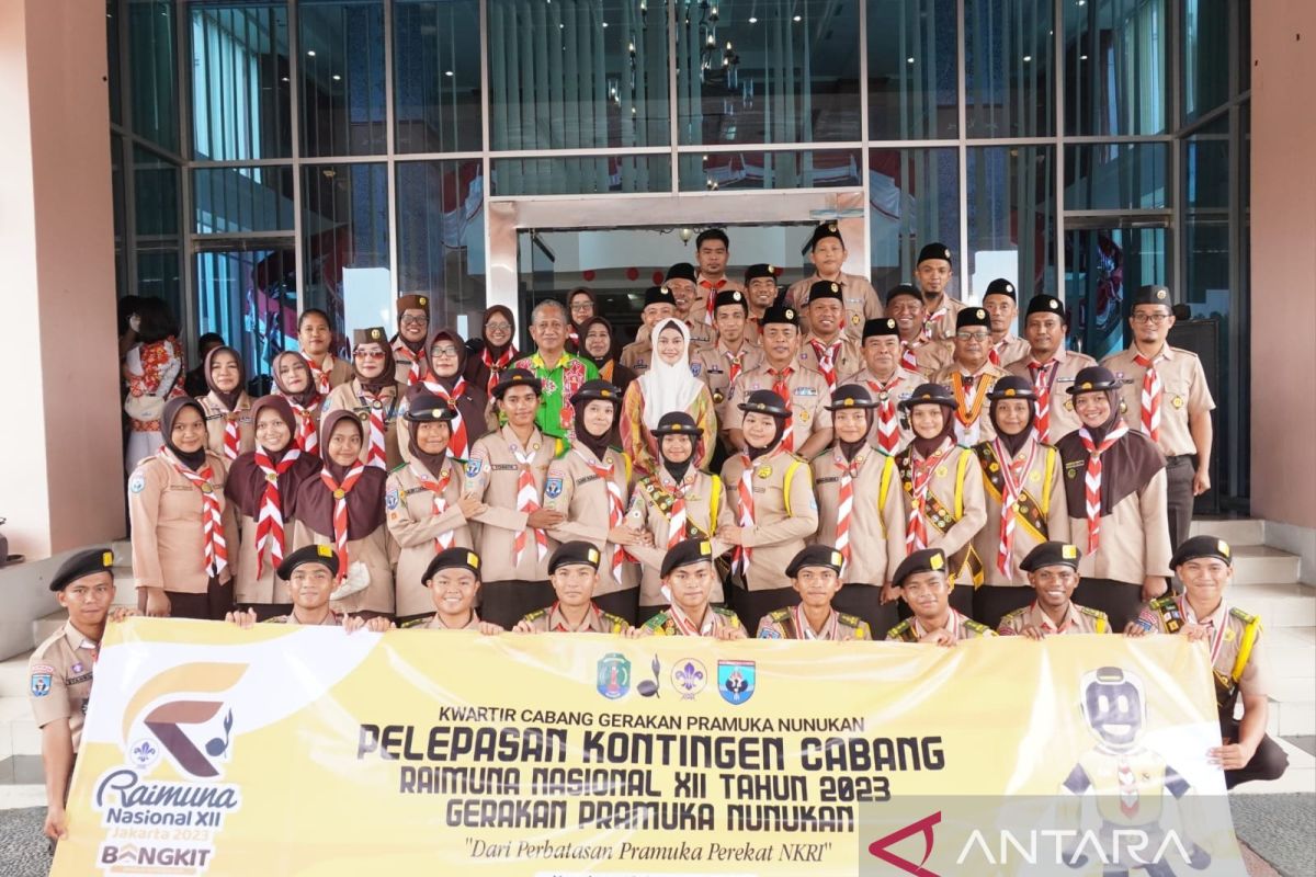 Kontingen Pramuka Nunukan ikuti Raimuna Nasional 2023 di Jakarta
