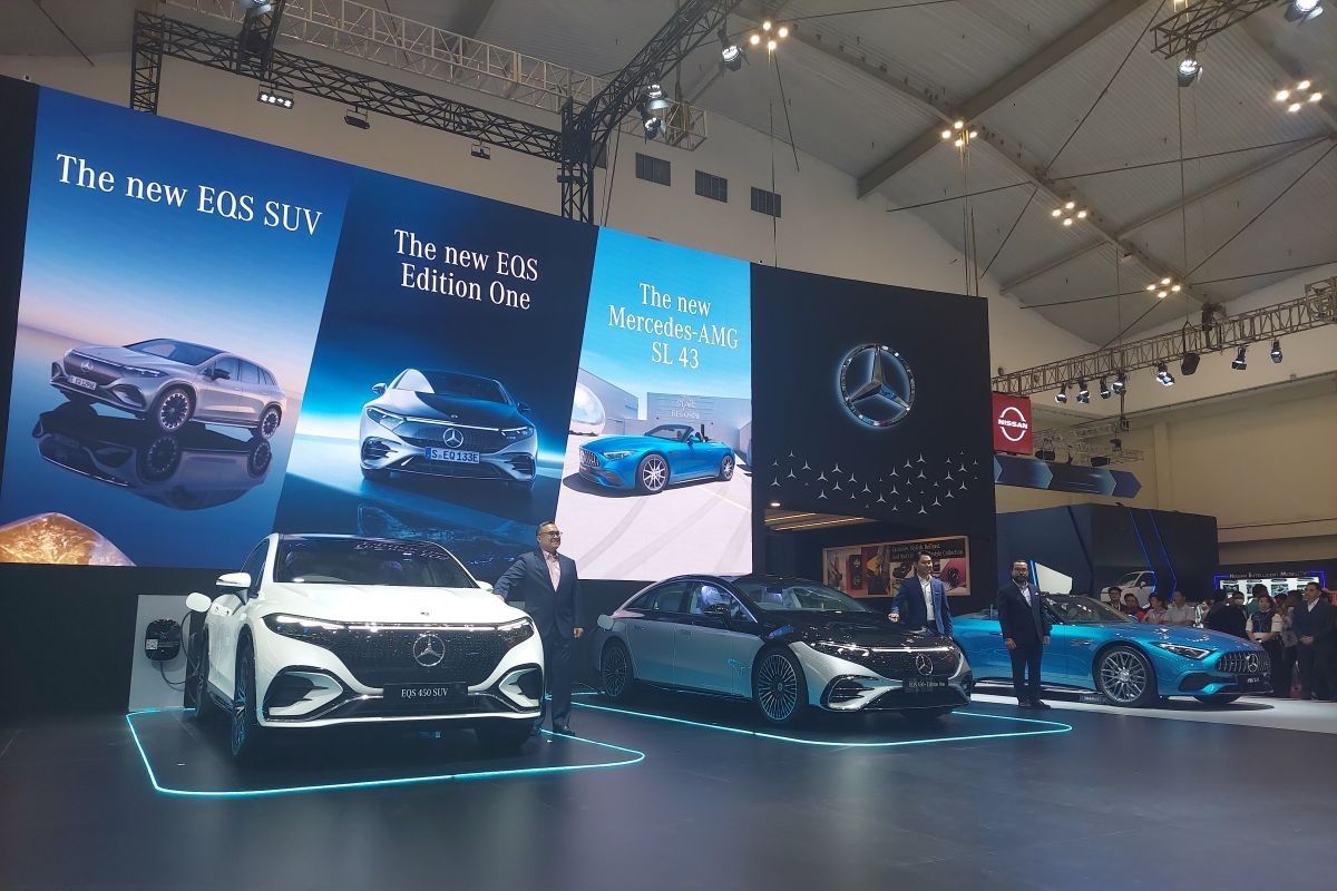 Mercedes-Benz luncurkan kendaraan all-electric terbaru di ajang GIIAS 2023