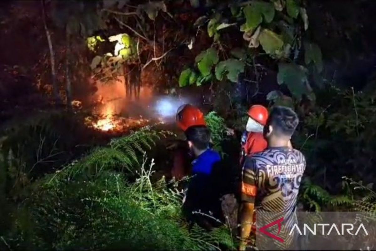 1,5 hektare lahan kosong di Kampar terbakar