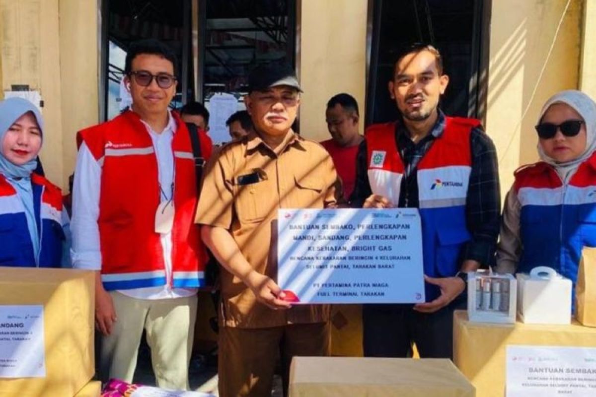 Pertamina Salurkan Bantuan Bagi Korban Kebakaran Beringin 4 Tarakan