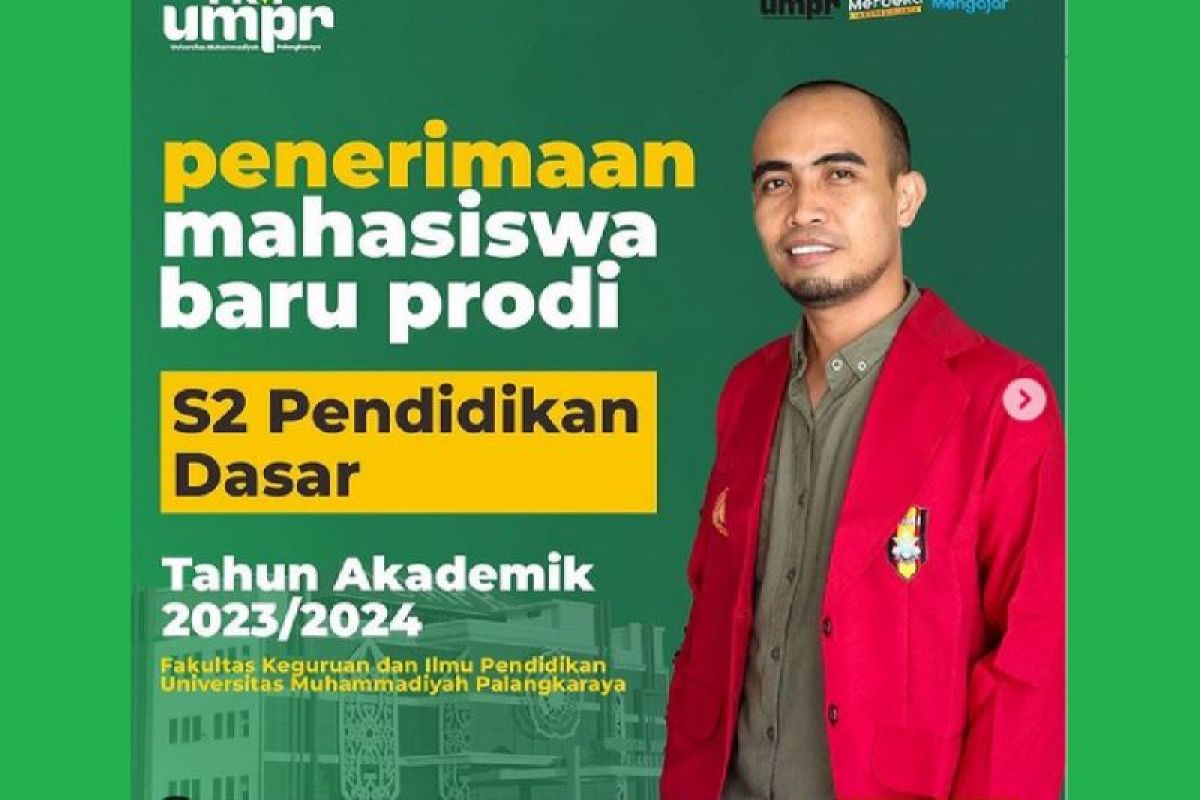 UMPR buka pendaftaran mahasiswa baru Prodi S2 Pendidikan Dasar