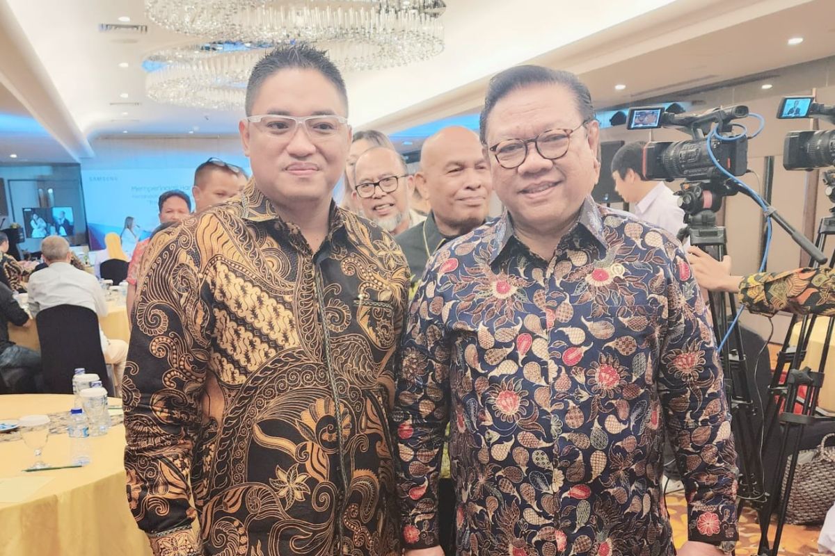 Kompak dengan Agung Laksono, Willy Lesmana hadiri penandatanganan MoU antara Samsung dan UMKM naik kelas