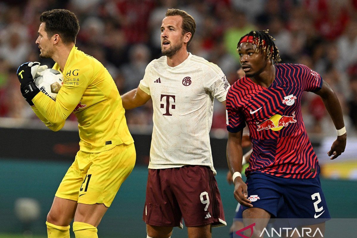 Liga Jerman - Debut Harry Kane,  Bayern Muenchen kalah 0-3 lawan RB Leipzig