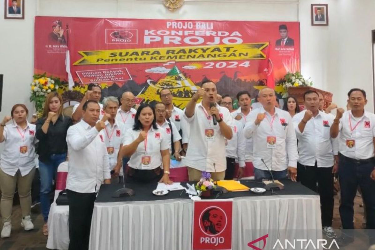 Konferda Projo Bali usulkan Prabowo-Ganjar sebagai capres dan cawapres