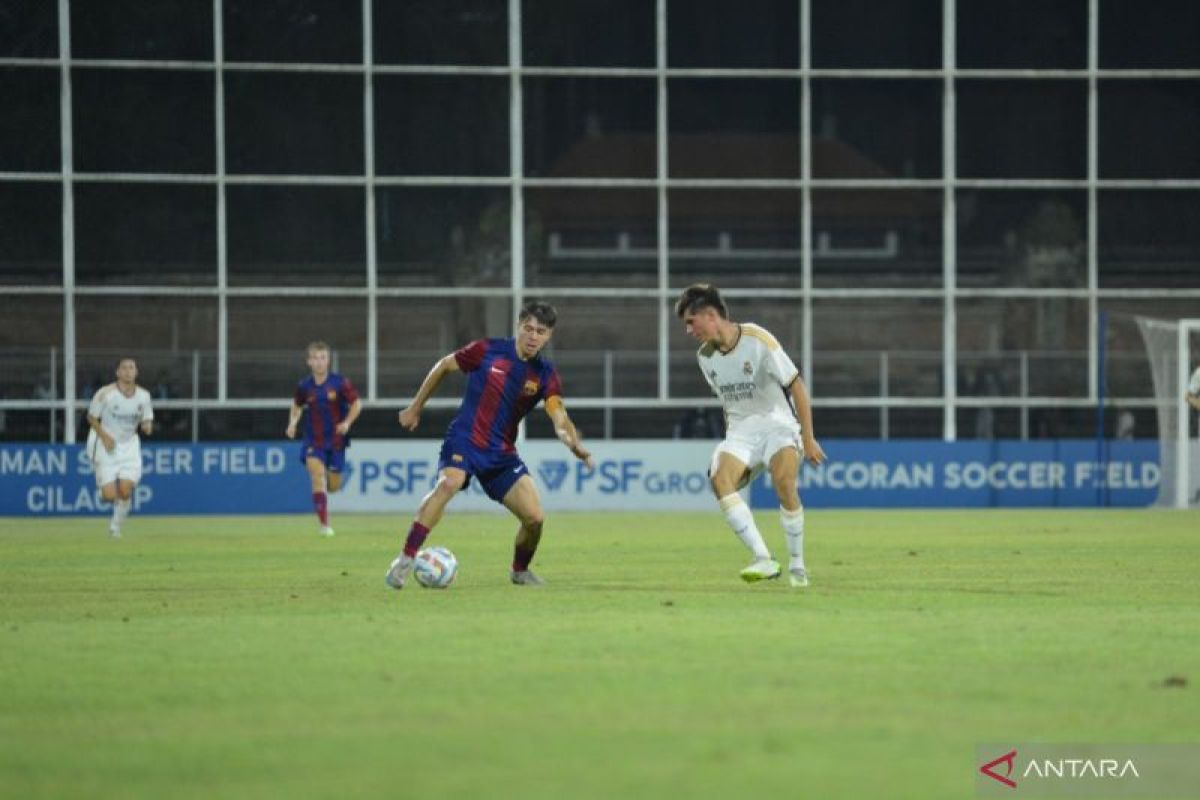 Klub Real Madrid U-18 juara IYC usai kalahkan Barcelona skor3-2