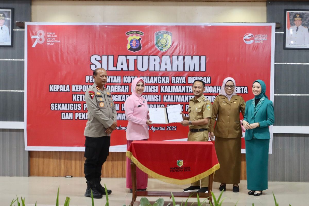 Polda Kalteng terima hibah tanah satu hektare dari Pemkot Palangka Raya