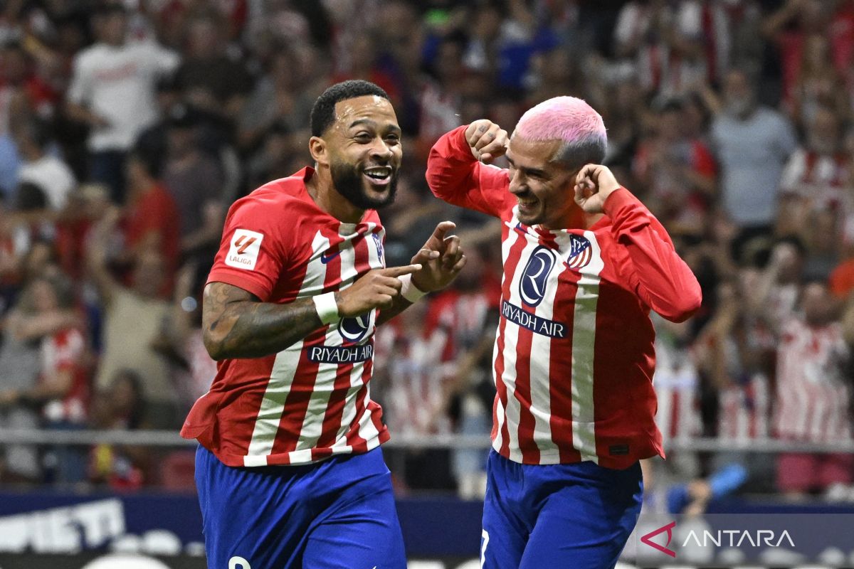 Kalahkan Granada 3-1, Atletico Madrid puncaki klasemen sementara