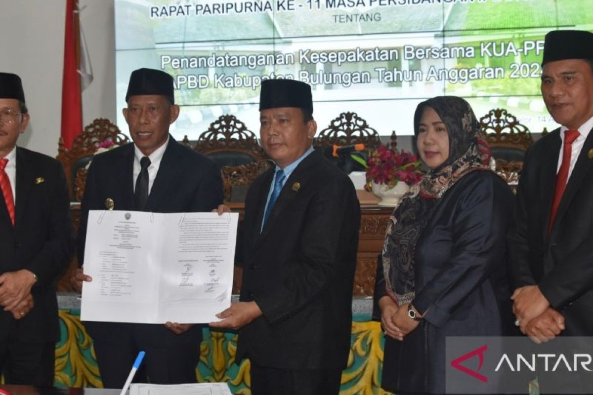 Pemkab-DPRD Bulungan sepakati kebijakan umum APBD 2024