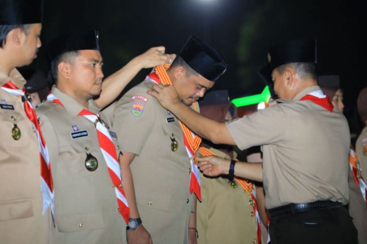 Wali Kota Medan raih penghargaan Lencana Melati Pramuka