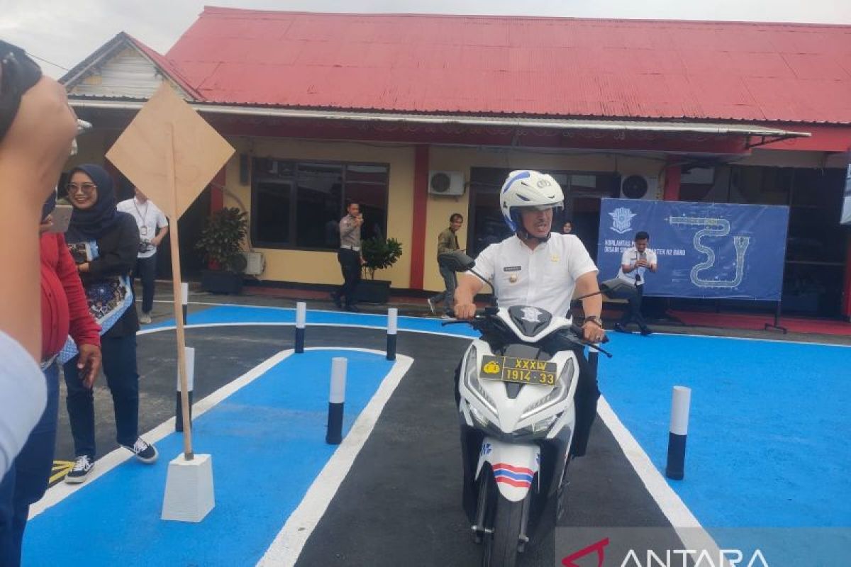 Polres Tarakan Meluncurkan Uji Praktik SIM C