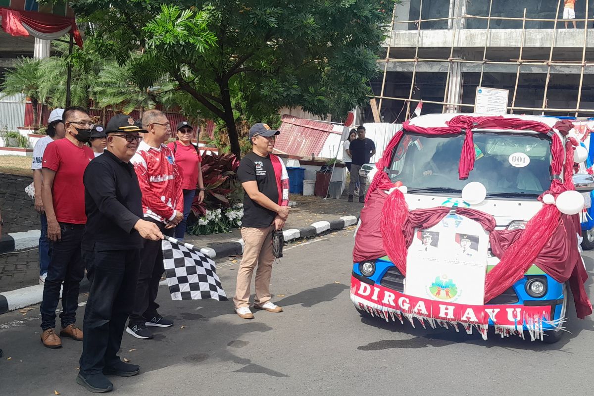 Pemkab Sitaro gelar pawai kendaraan hias di HUT ke-78 RI