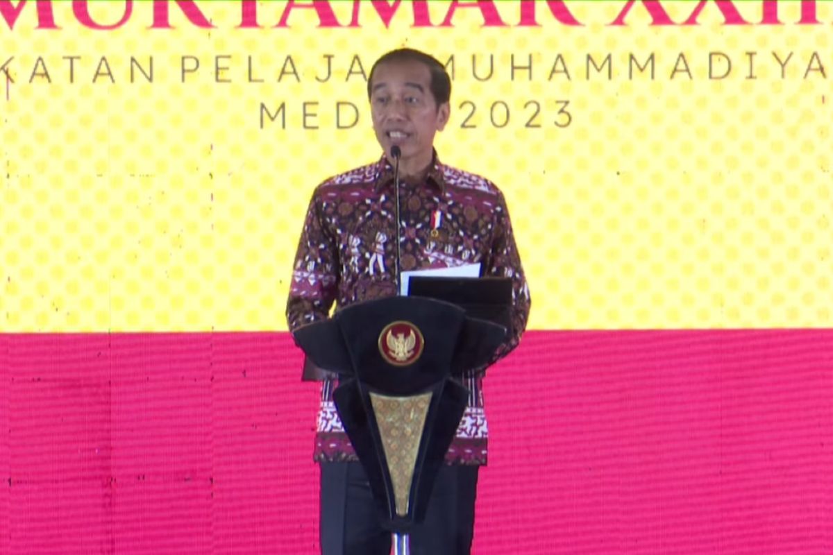 Teka-teki pertanyaan Jokowi tak terjawab di acara Muktamar IPM