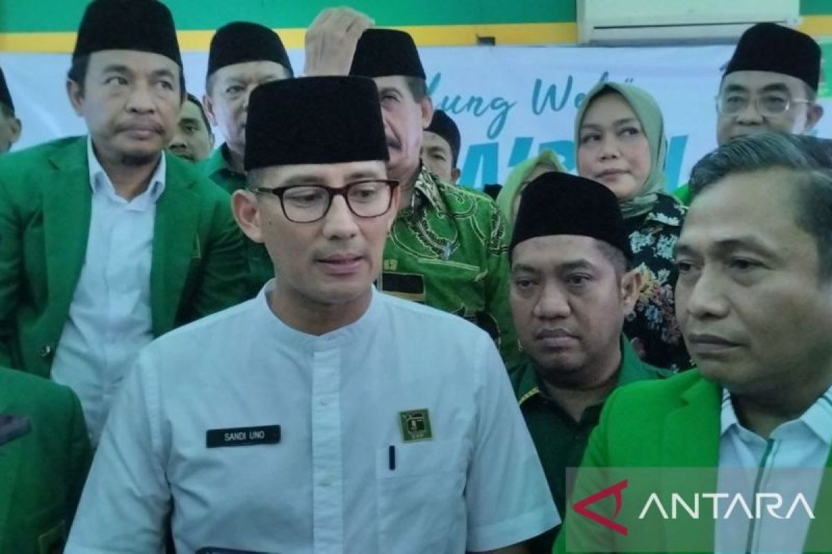 Sandiaga konsolidasi pemenangan pemilu dengan PPP Banten