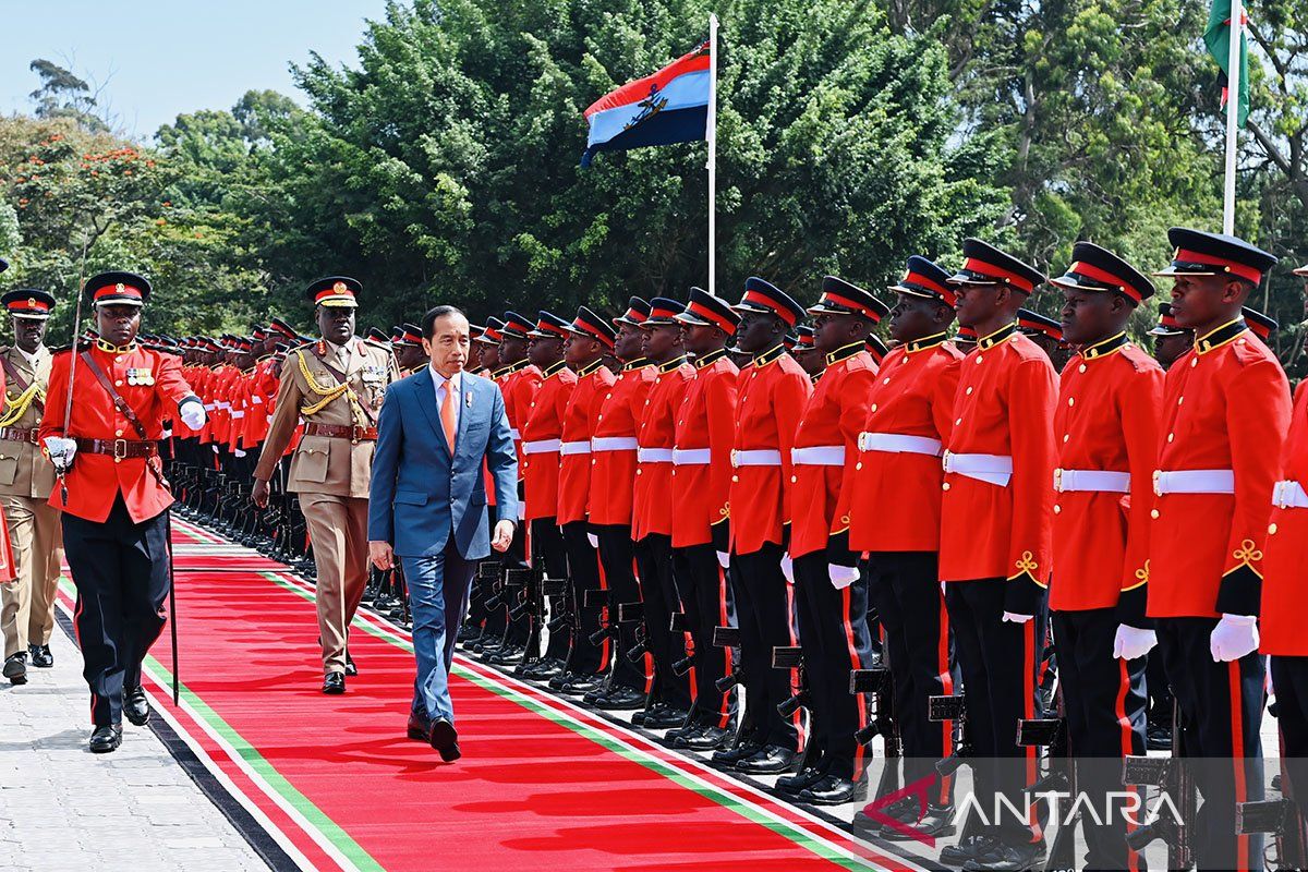 Presiden Joko Widodo tiba di Dar Es Salaam Tanzania
