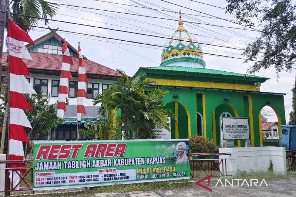 Sambut Tabligh Akbar, Pemprov Kalteng sediakan banyak 'rest area' bagi masyarakat