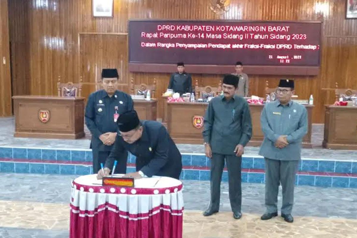 Plh Sekda Kobar: Tiga raperda telah disetujui DPRD menjadi perda