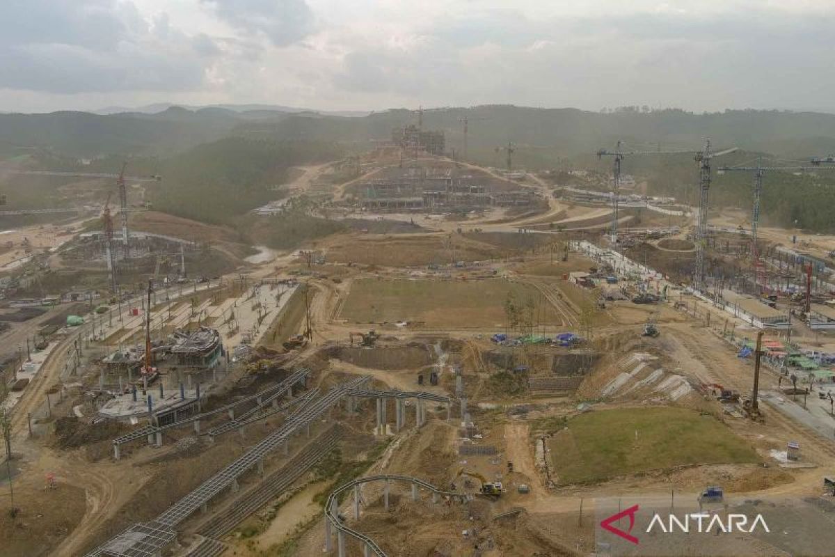 Begini suasana progres pembangunan IKN