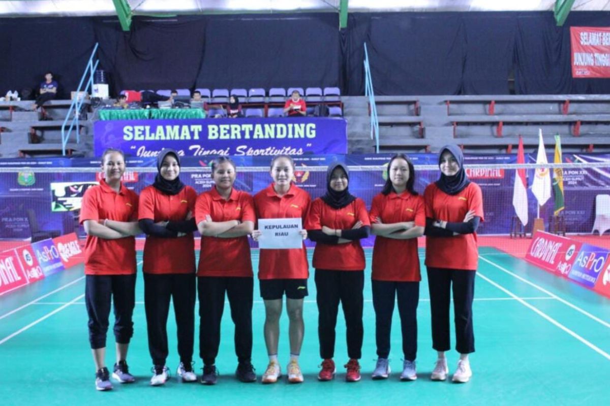 Alhamdulillah! Tim bulu tangkis beregu putri Kepri lolos PON 2024