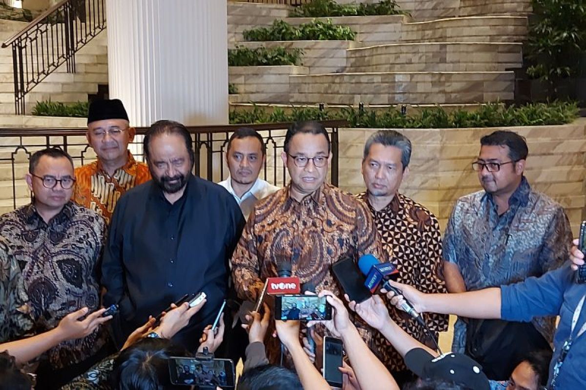 Anies dan Surya Paloh bahas perkembangan koalisi jelang Pilpres 2024