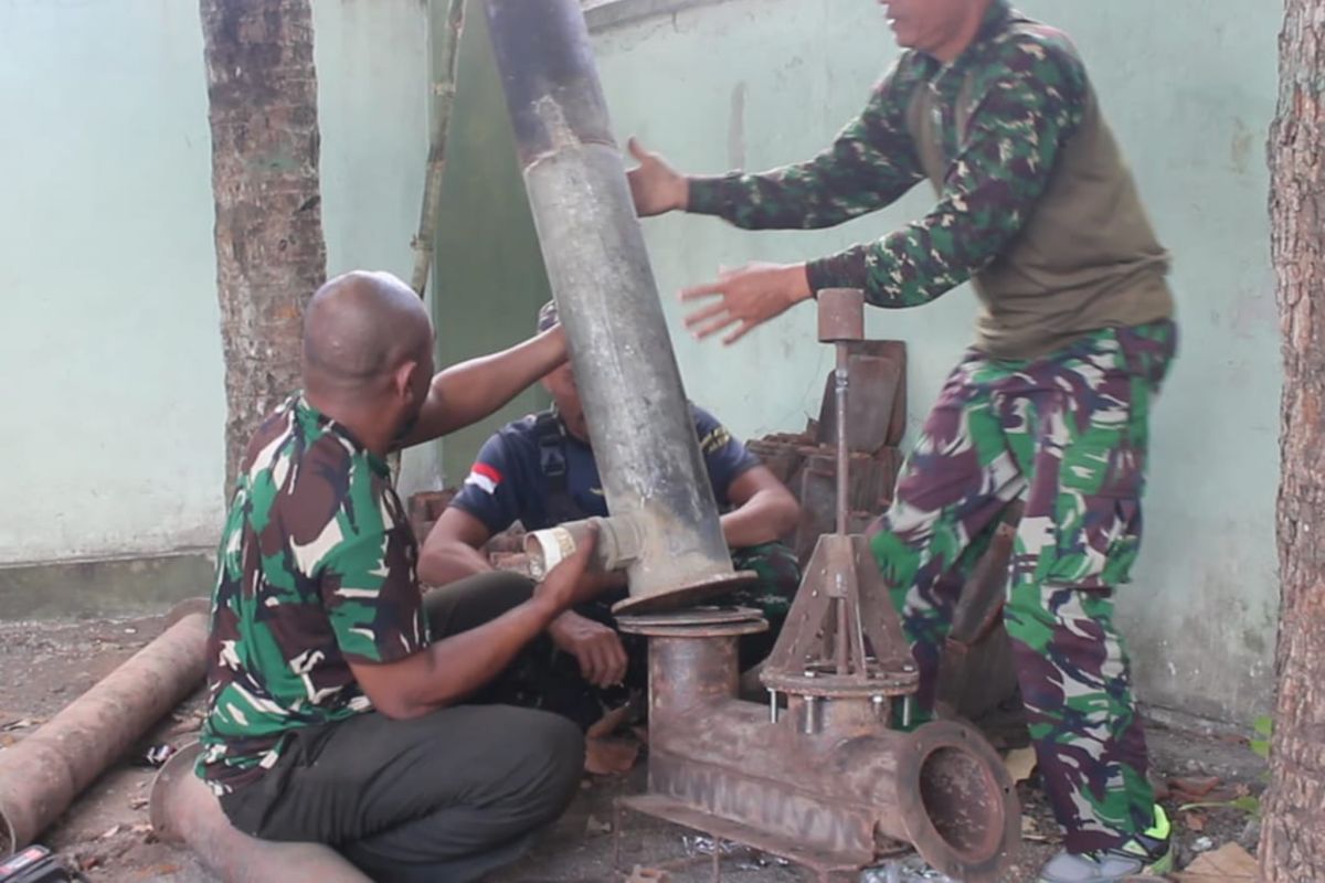 TNI di NTB buat inovasi mesin pompa hidram