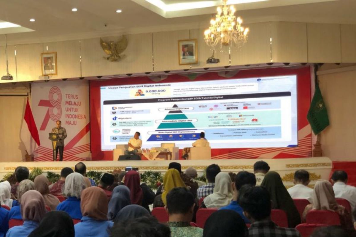 Menurut Menkominfo, telah tercipta 2.656 talenta digital di Provinsi Riau