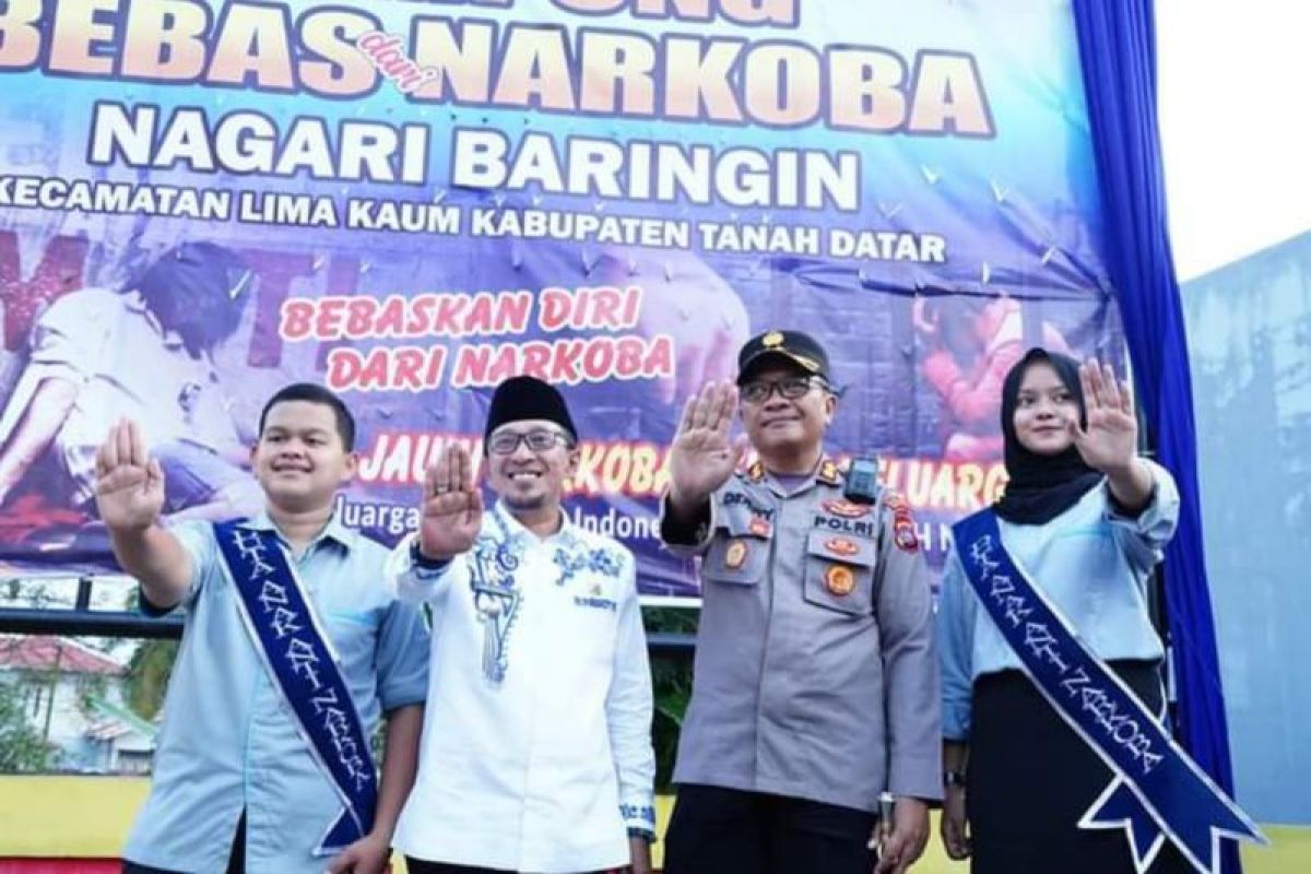 Nagari Baringin ditetapkan jadi kampung bebas narkoba di Tanah Datar