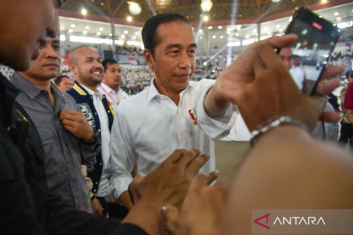 Presiden Joko Widodo hadiri Rembuk Kemerdekaan Relawan Bobby Nasution