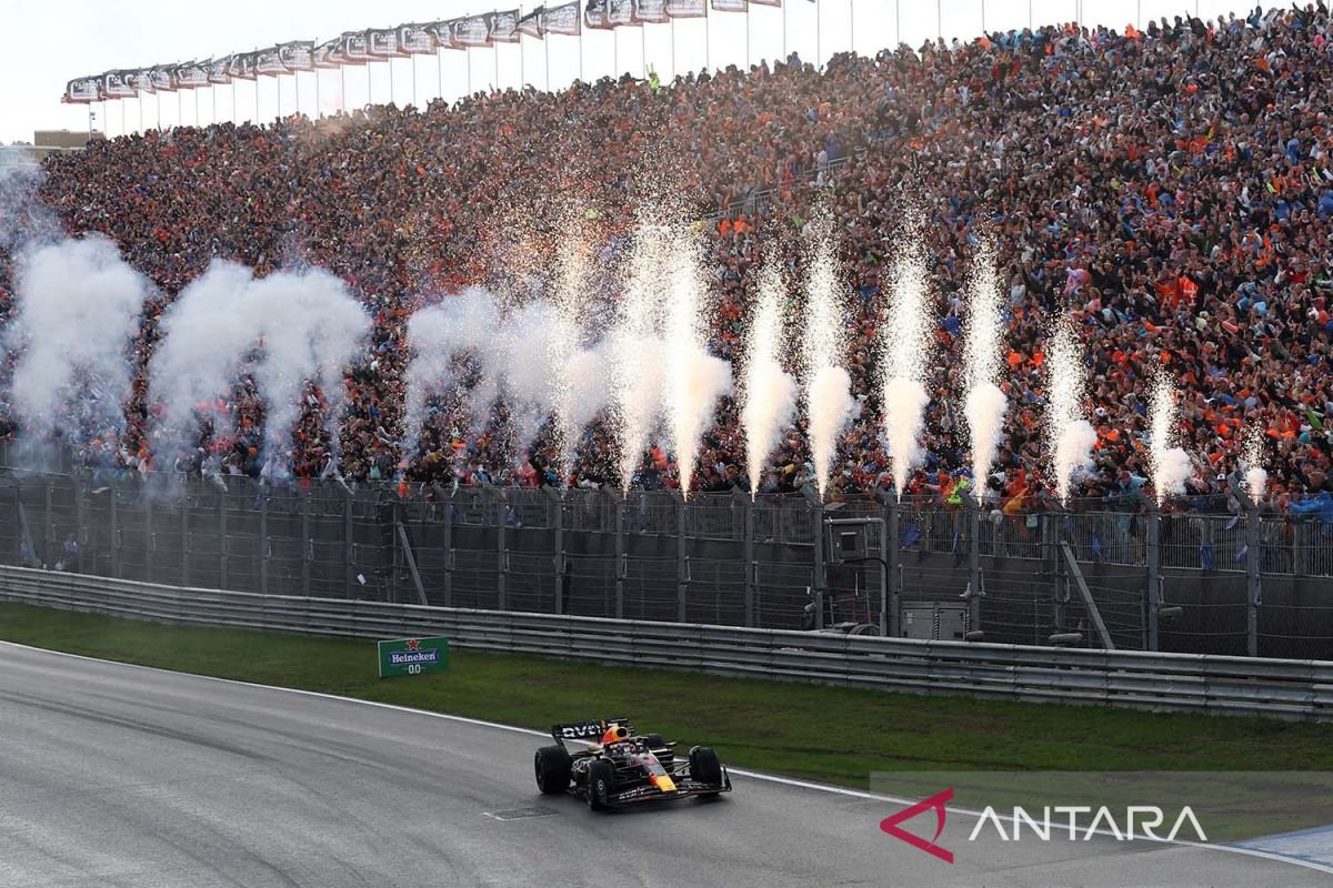 Verstappen cetak hattrick kemenangan GP Belanda