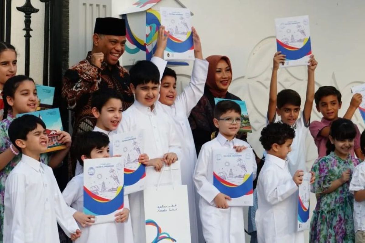 KBRI Doha promosikan Indonesia lewat 1.000 paket bacaan anak